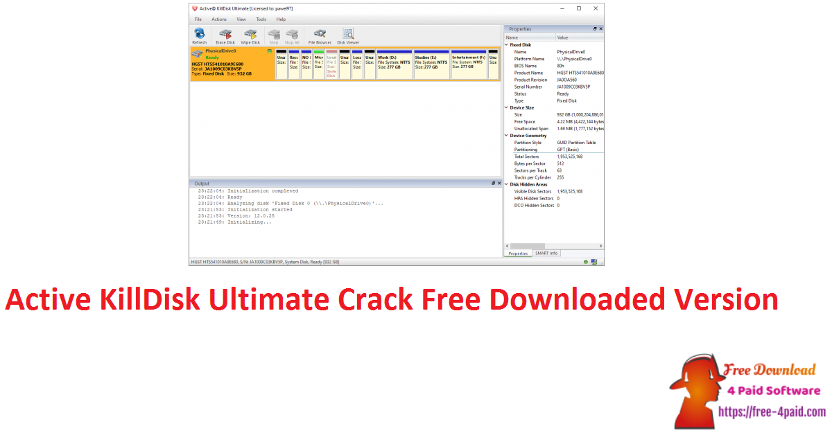 Active KillDisk Ultimate Crack Free Downloaded Version