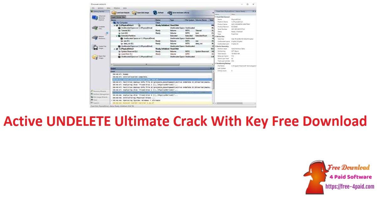 Active UNDELETE Ultimate Crack With Key Free Download