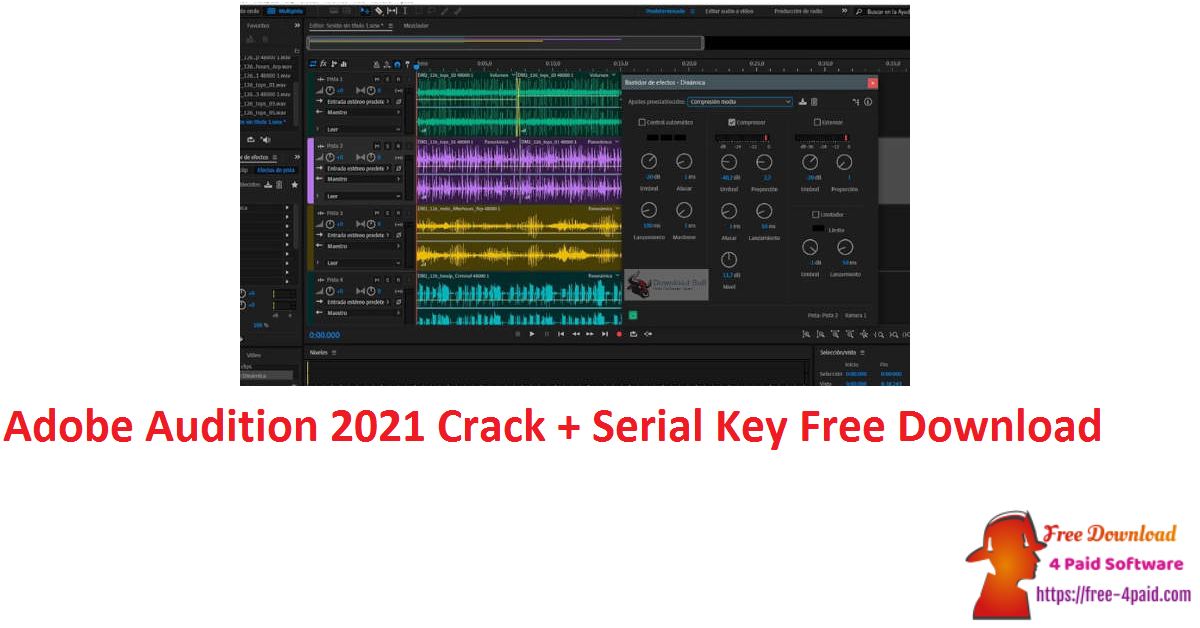 Adobe Audition 2021 Crack + Serial Key Free Download