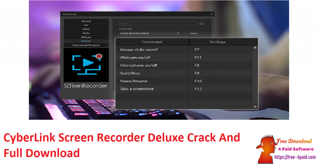 free download CyberLink Screen Recorder Deluxe 4.3.1.27955