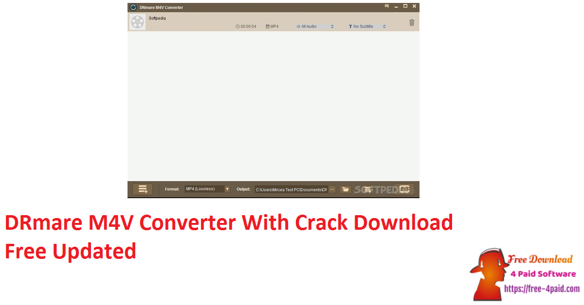 DRmare M4V Converter With Crack Download Free Updated