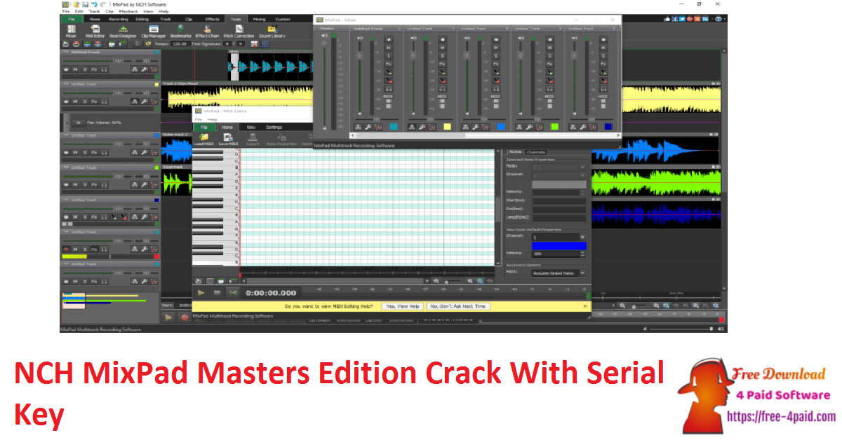 NCH MixPad Masters Edition 10.85 free download