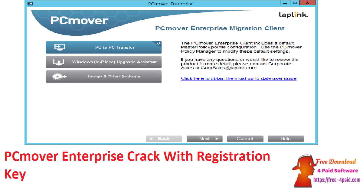 PCmover Enterprise Crack With Registration Key