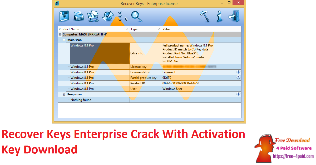 Recover Keys Enterprise Crack With Activation Key Download