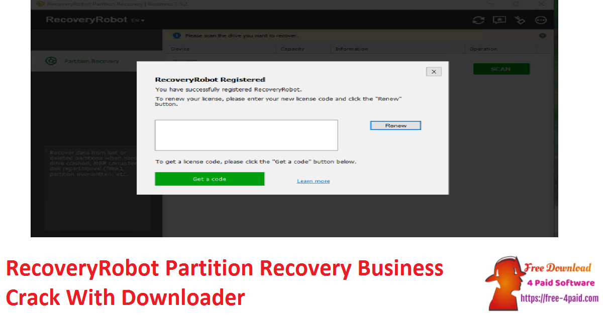 RecoveryRobot Partition Recovery Business Crack With Downloader