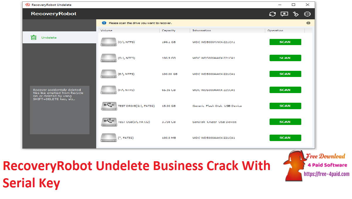 RecoveryRobot Undelete Business Crack With Serial Key