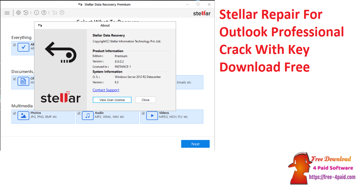 download stellar repair for video full crack