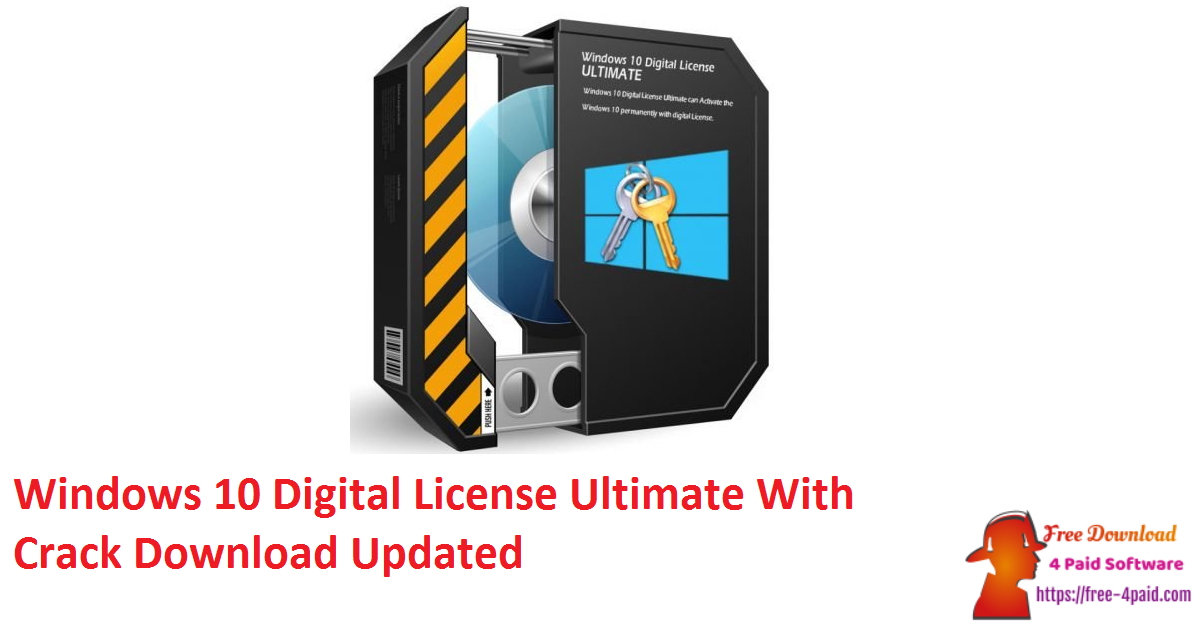 Windows 10 Digital License Ultimate With Crack Download Updated