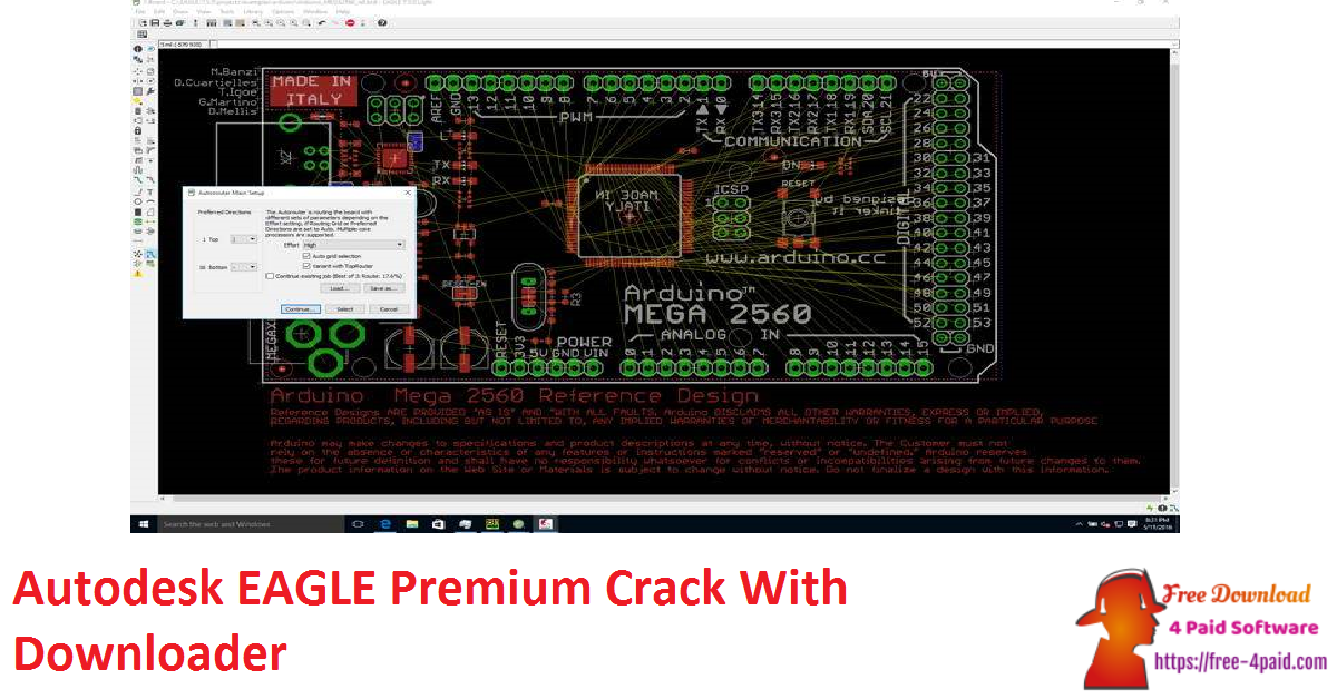Autodesk EAGLE Premium Crack With Downloader