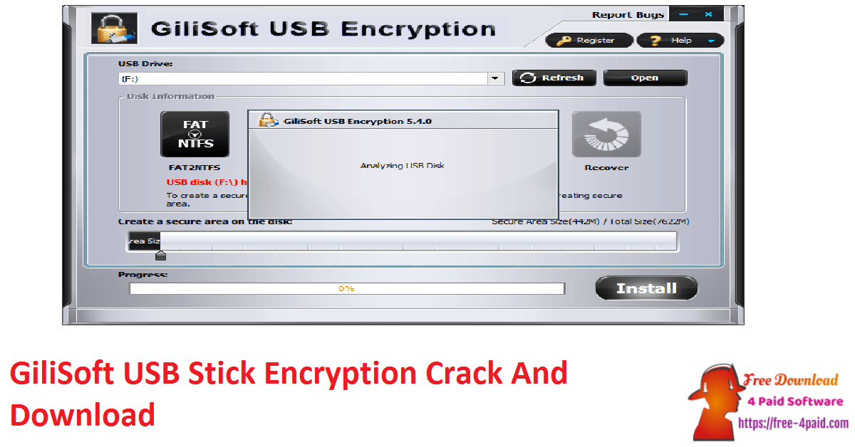 GiliSoft USB Stick Encryption Crack And Download