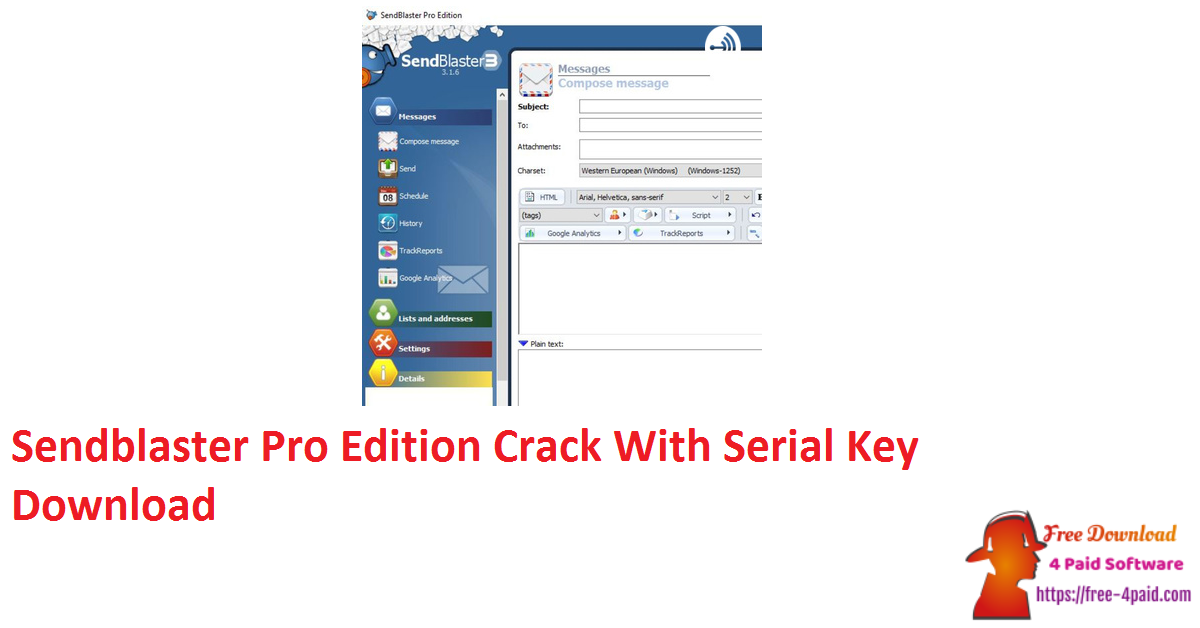 Sendblaster Pro Edition Crack With Serial Key Download
