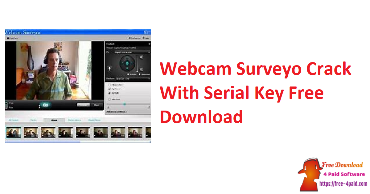 Webcam Surveyo Crack With Serial Key Free Download