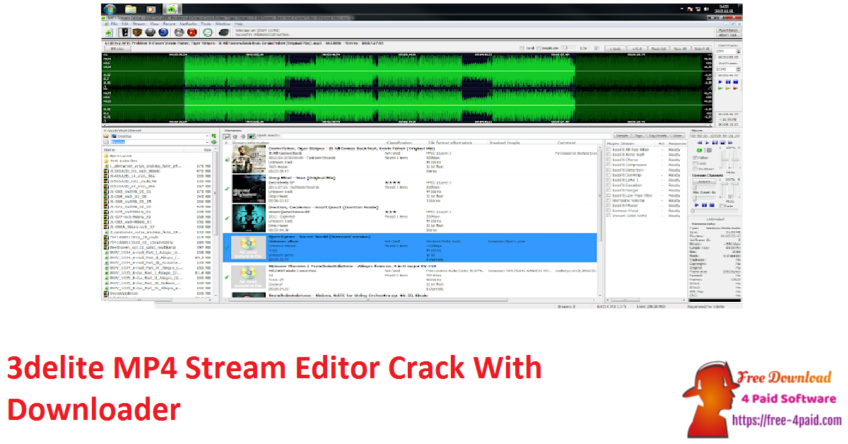 3delite MP4 Stream Editor Crack With Downloader