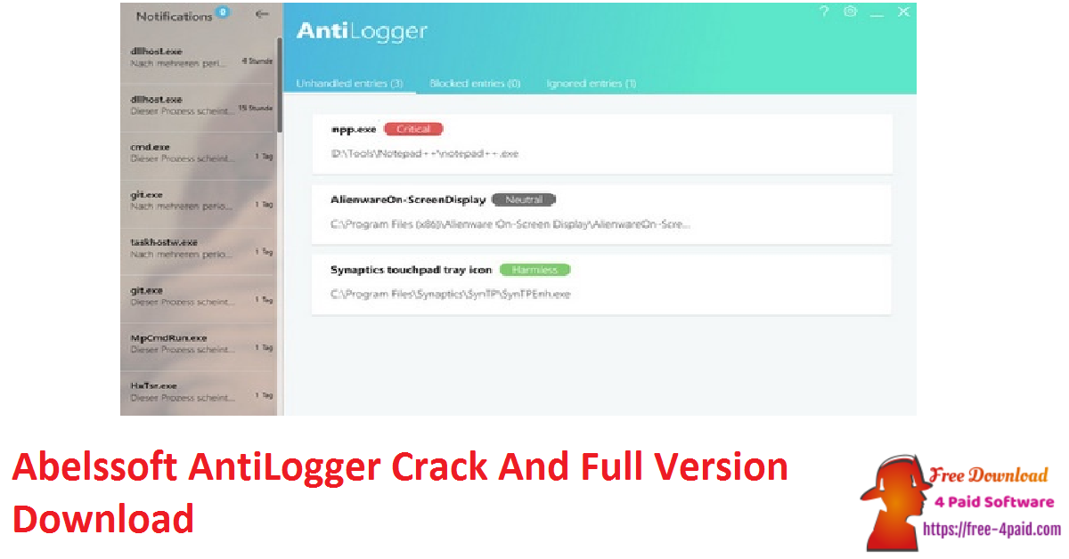 Abelssoft AntiLogger Crack And Full Version Download