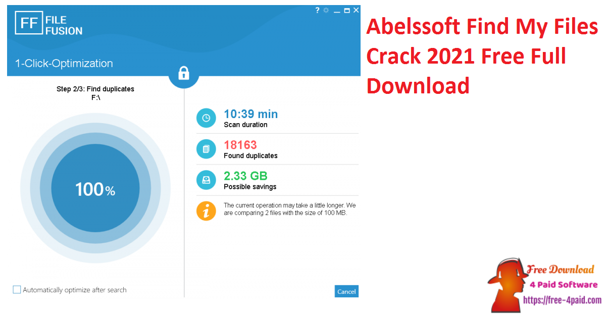 Abelssoft Find My Files Crack 2021 Free Full Download