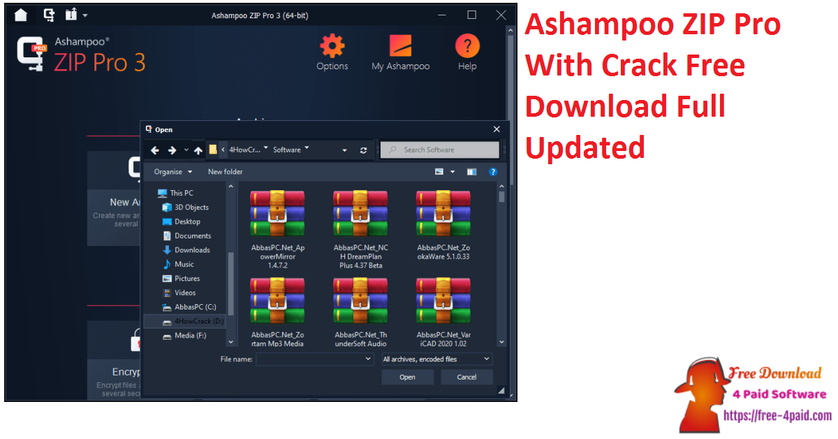 Ashampoo ZIP Pro With Crack Free Download Full Updated
