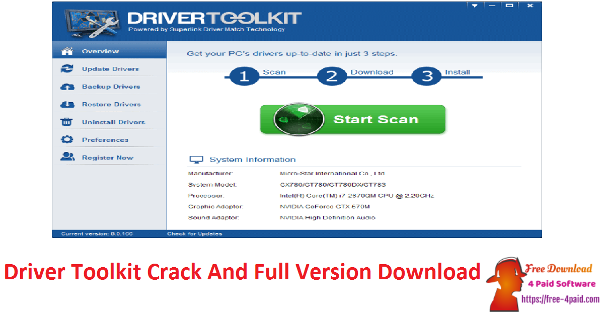 download driver toolkit cracked version