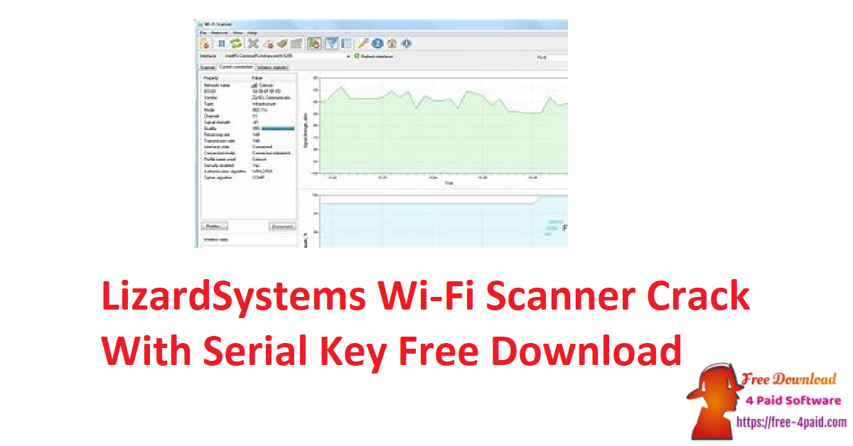 LizardSystems Wi-Fi Scanner Crack With Serial Key Free Download