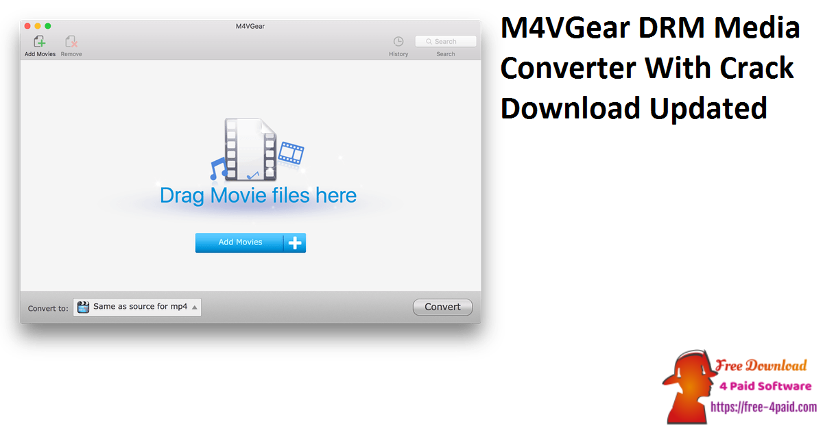 M4VGear DRM Media Converter With Crack Download Updated