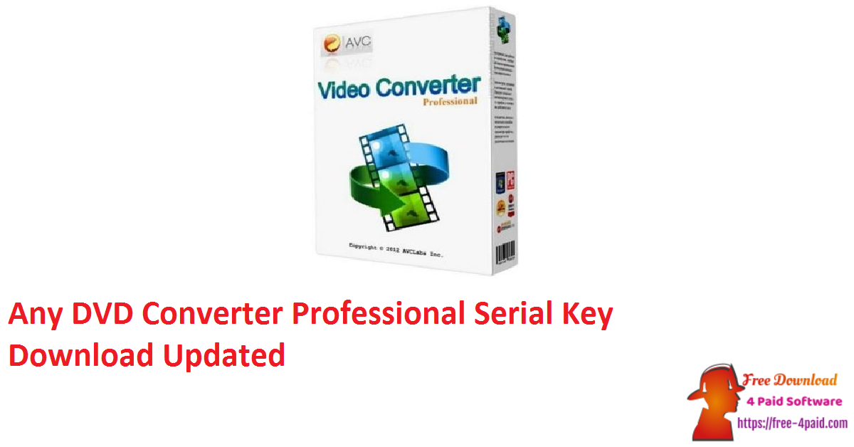 Any DVD Converter Professional Serial Key Download Updated