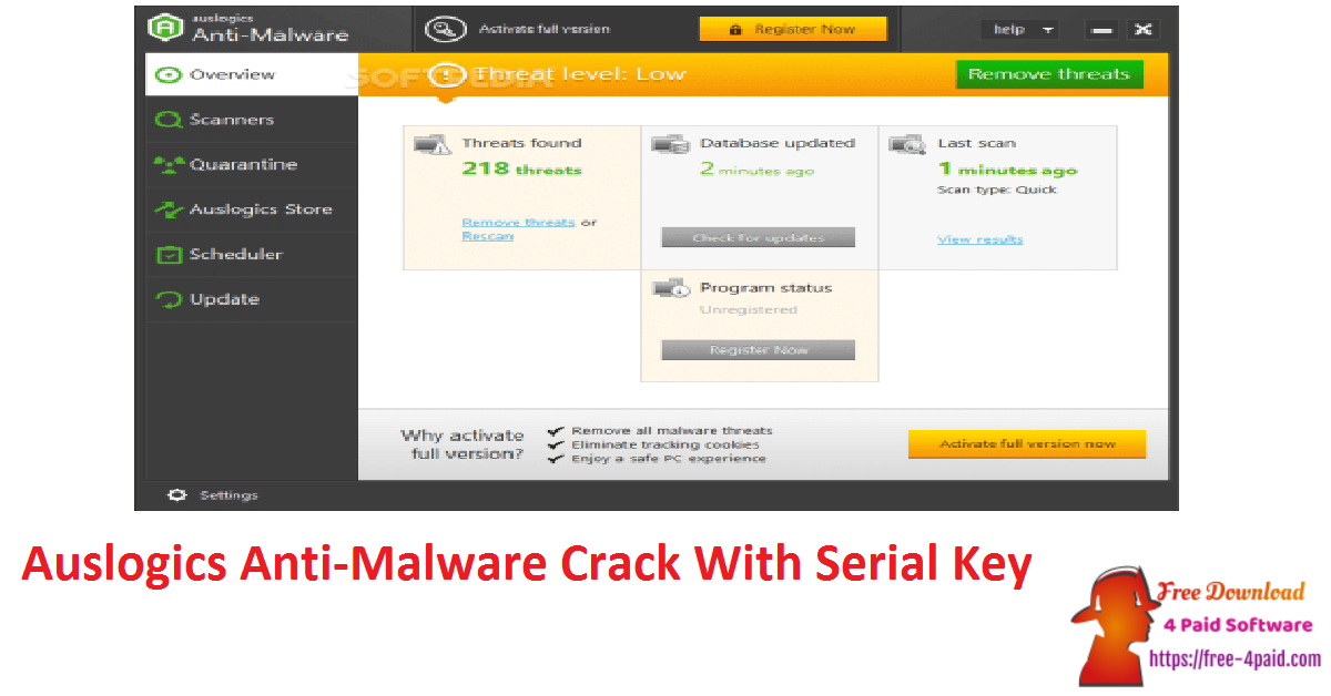 Auslogics Anti-Malware Crack With Serial Key