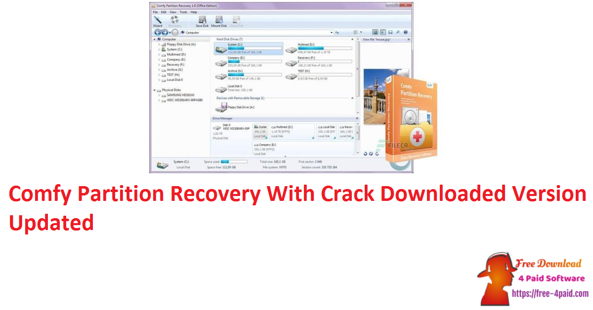 Comfy Partition Recovery With Crack Downloaded Version Updated