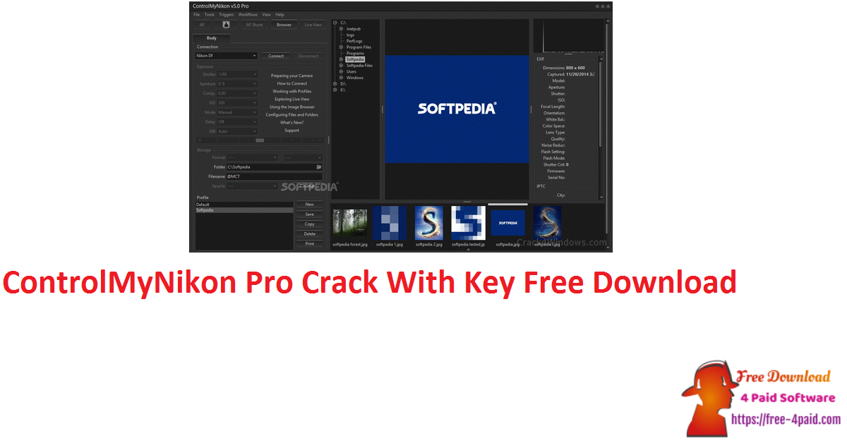 ControlMyNikon Pro Crack With Key Free Download