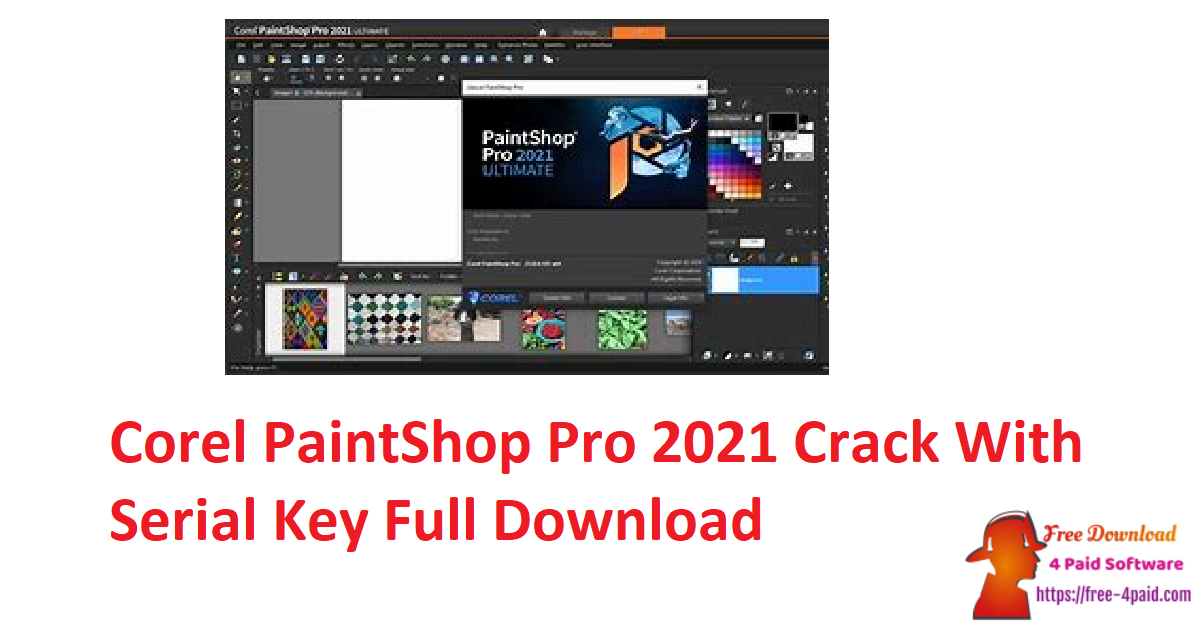 Corel PaintShop Pro 2021 Crack With Serial Key Full Download