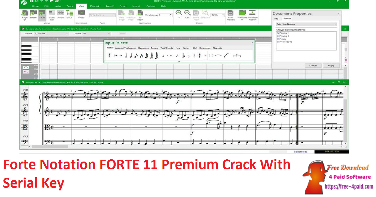 Forte Notation FORTE 11 Premium Crack With Serial Key