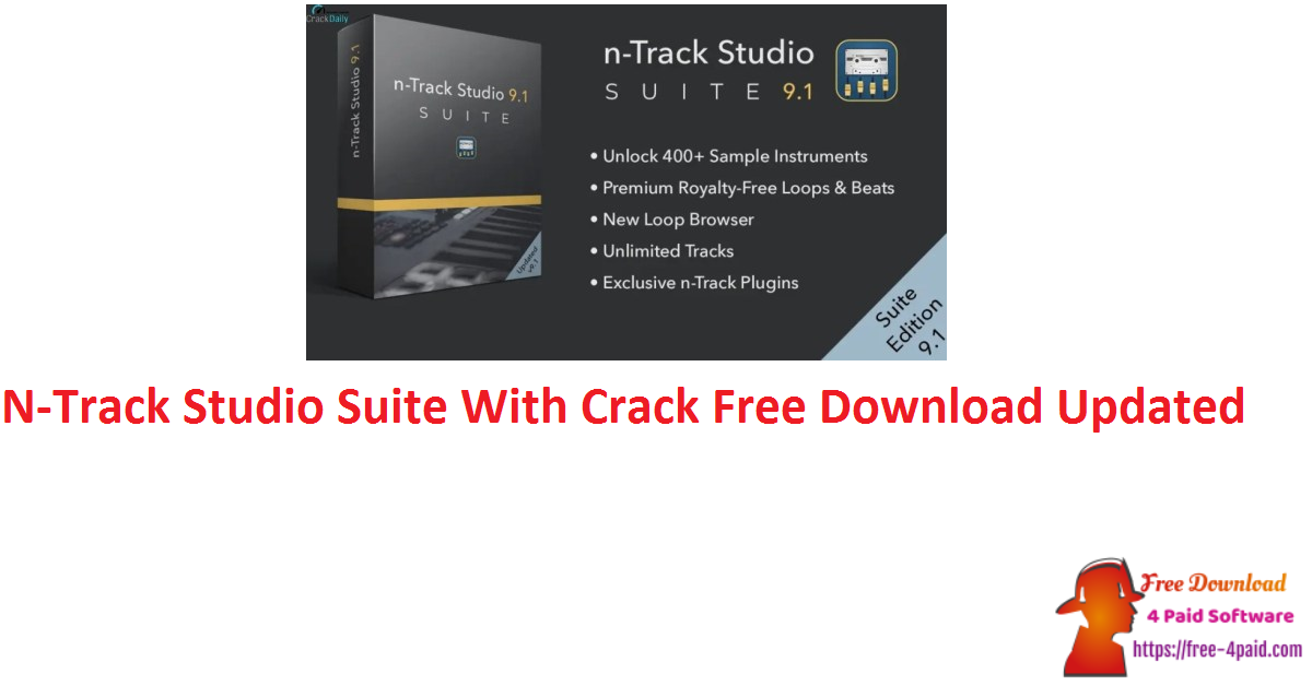 N-Track Studio Suite With Crack Free Download Updated