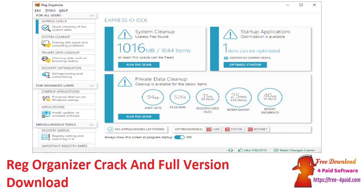 Reg Organizer Crack And Full Version Download