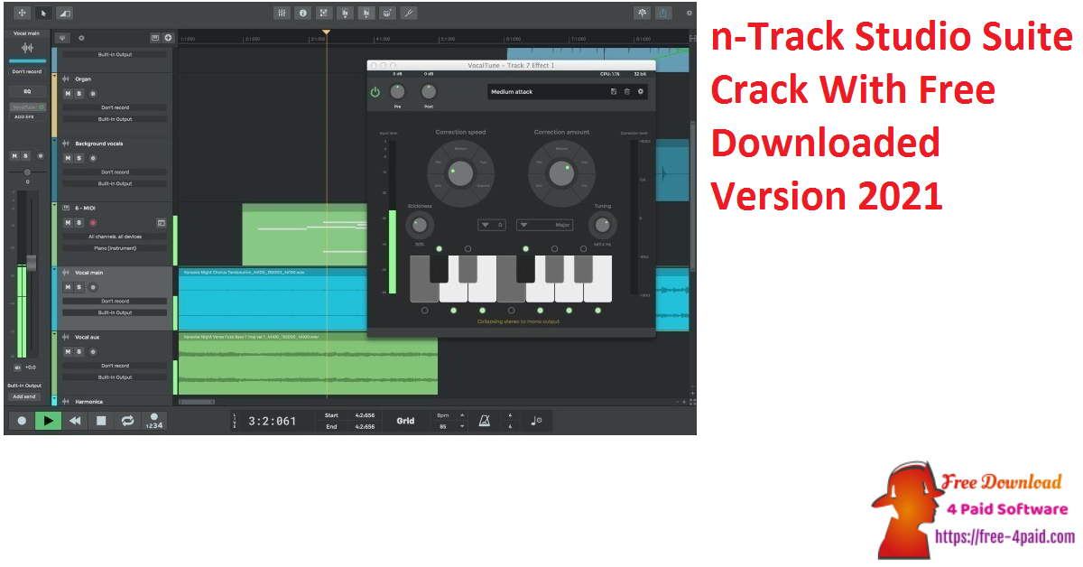 n-Track Studio Suite Crack With Free Downloaded Version 2021