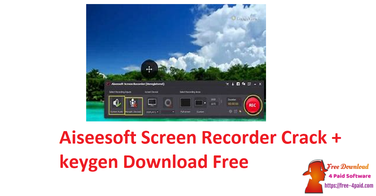 download the last version for windows Aiseesoft Screen Recorder 2.8.16