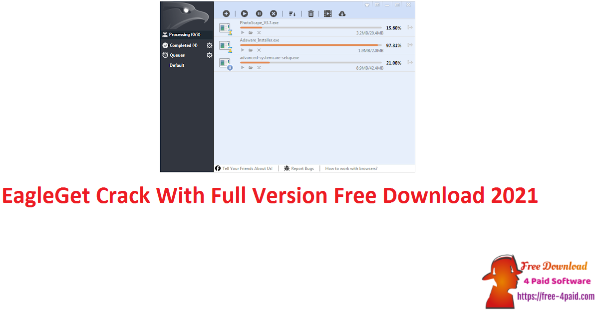 EagleGet Crack With Full Version Free Download 2021