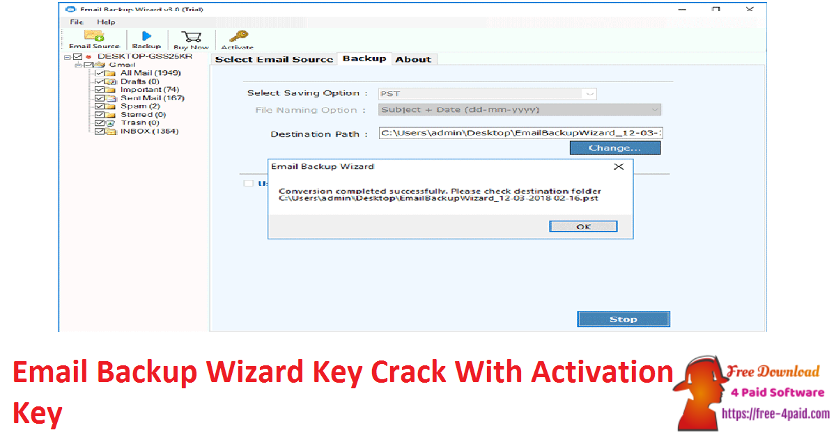 Email Backup Wizard Key Crack With Activation Key