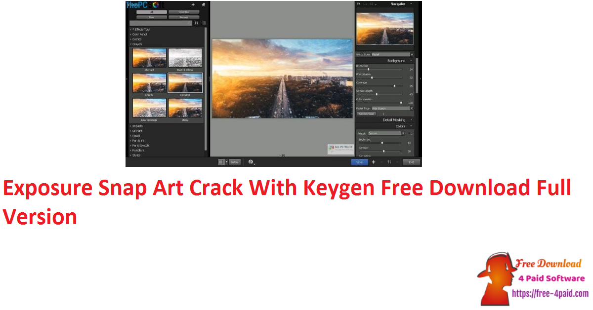 Exposure Snap Art Crack With Keygen Free Download Full Version