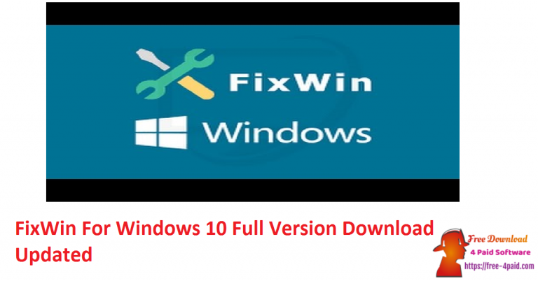 fixwin utility windows 10