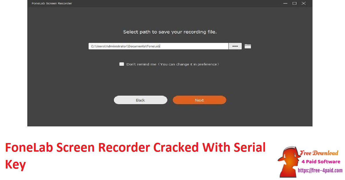 FoneLab Screen Recorder Cracked With Serial Key