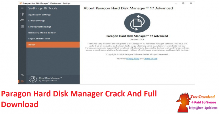 paragon hard disk manager 12 free