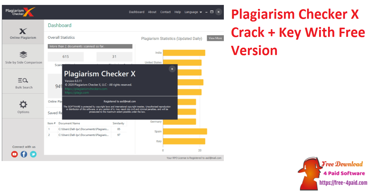 Plagiarism Checker X Crack + Key With Free Version