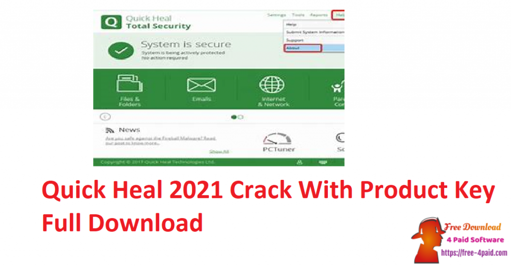 Quick Heal 2021 Crack With Product Key Full Download
