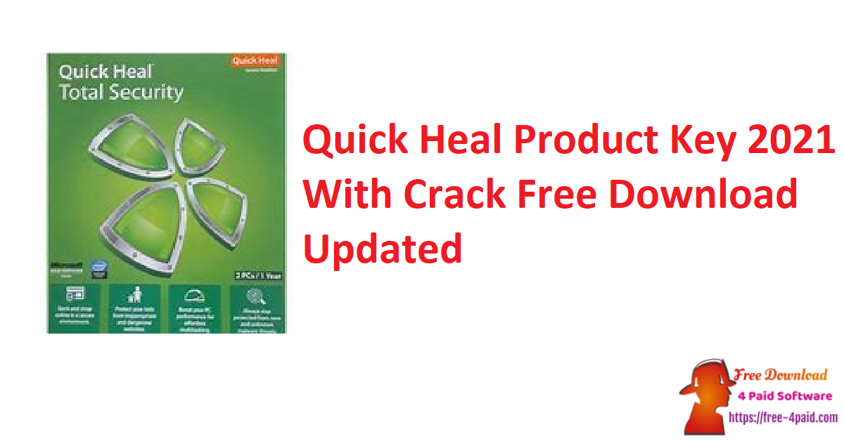 quick heal removal tool 2021