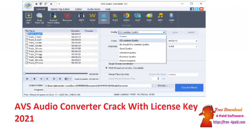 AVS Audio Converter Crack With License Key 2021