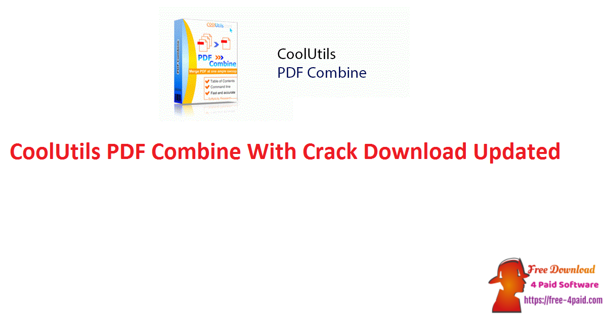CoolUtils PDF Combine With Crack Download Updated