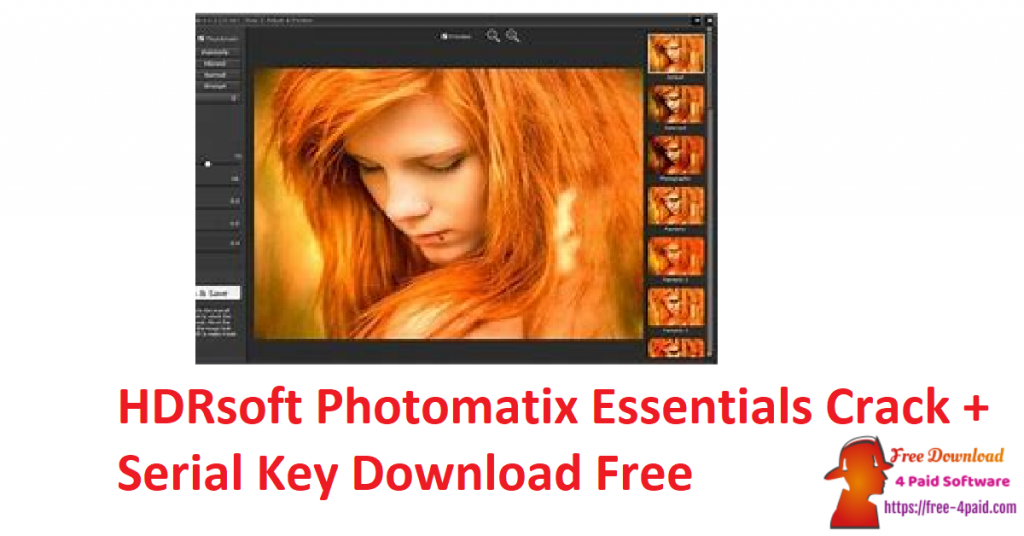 HDRsoft Photomatix Essentials Crack + Serial Key Download Free