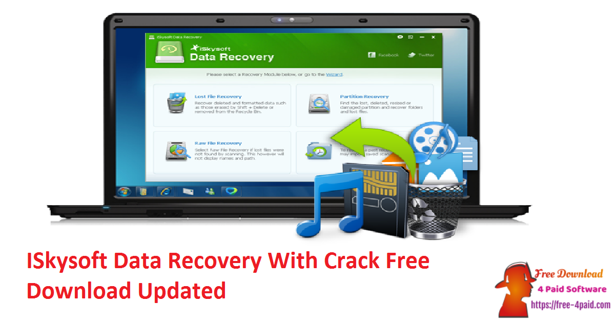 ISkysoft Data Recovery With Crack Free Download Updated
