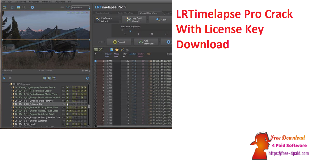 LRTimelapse Pro Crack With License Key Download