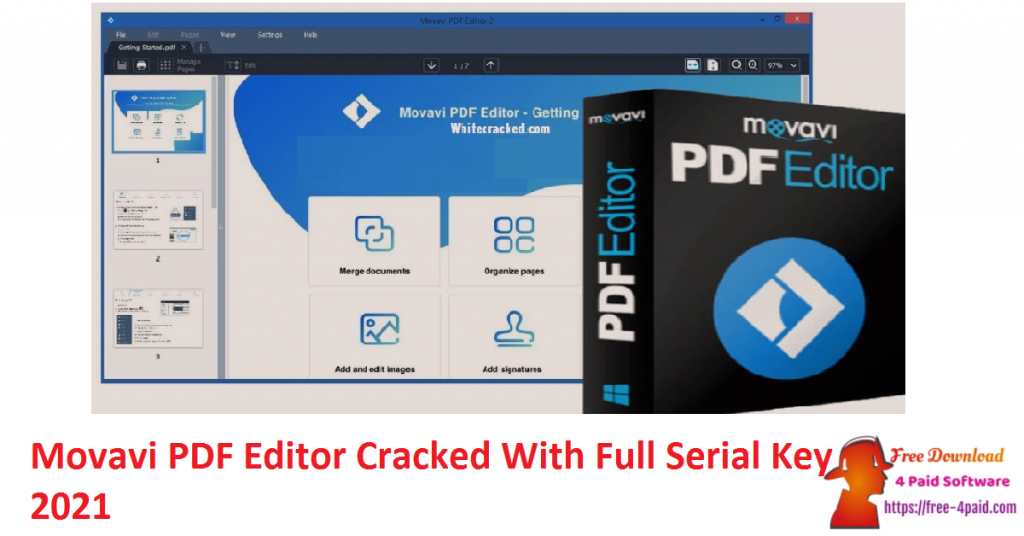 Movavi PDF Editor Cracked With Full Serial Key 2021
