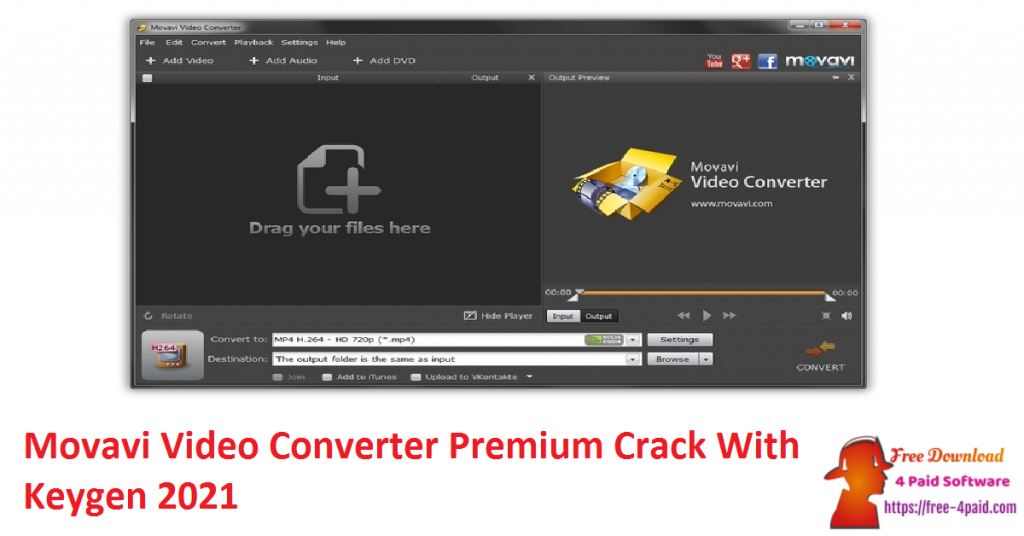 Movavi Video Converter Premium Crack With Keygen 2021