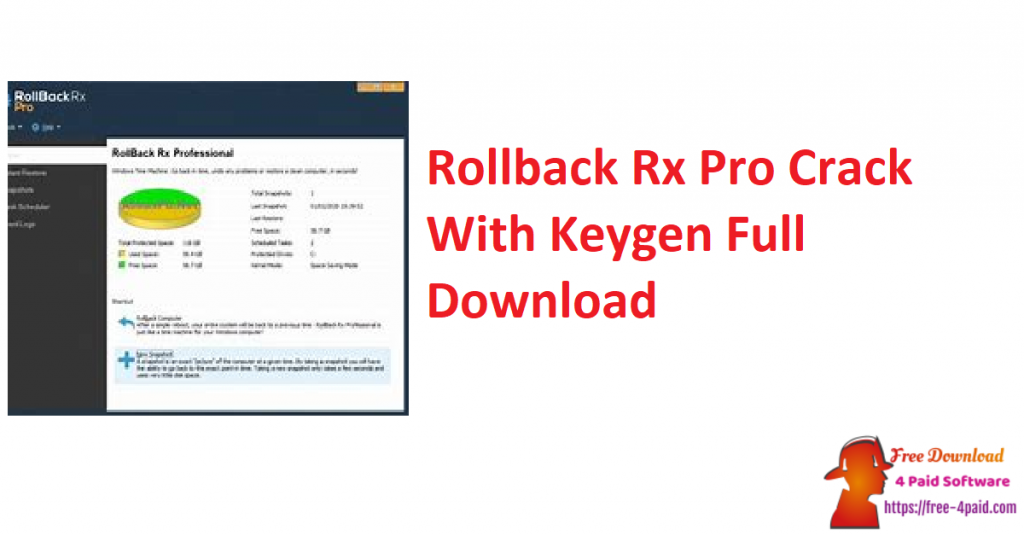 Rollback Rx Pro Crack With Keygen Full Download